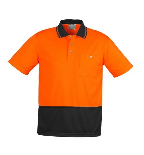 Picture of Syzmik, Unisex Hi Vis Basic Spliced S/S Polo